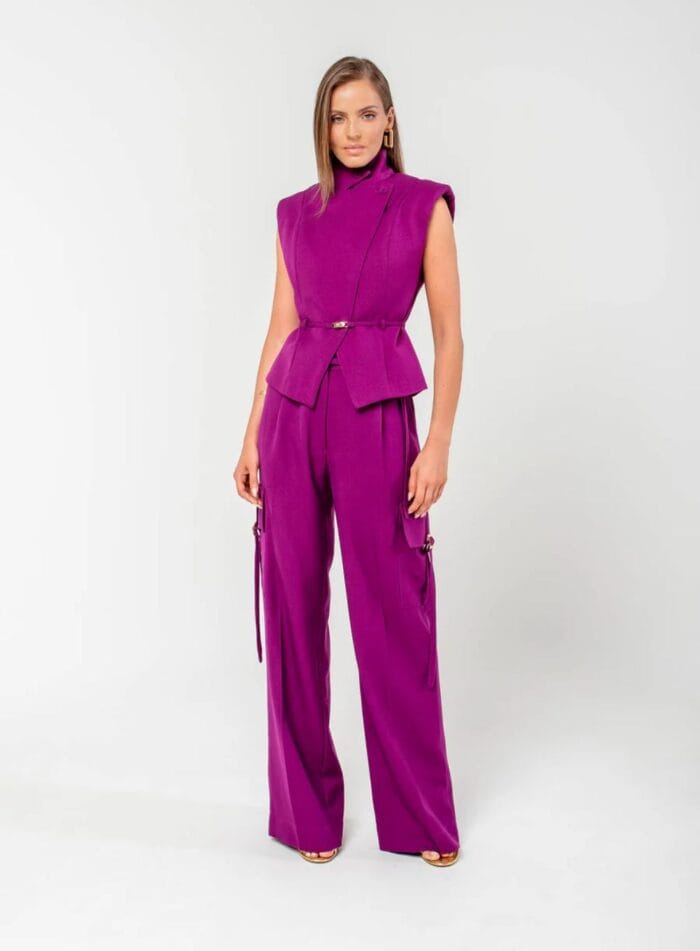 BLAZER SEM MANGA BERRY - Imagem 2
