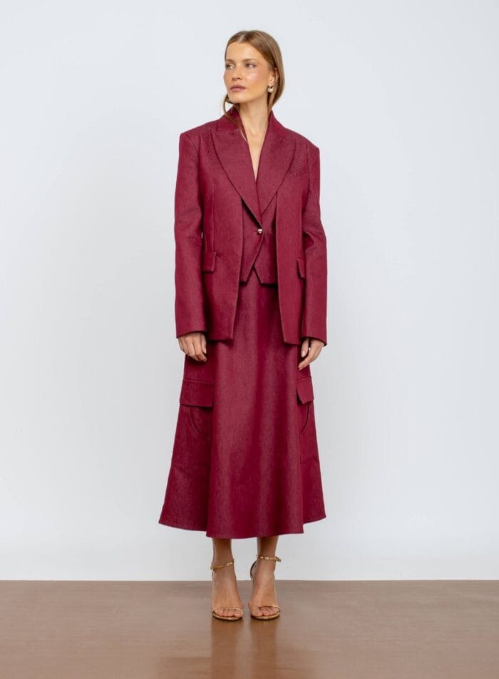 BLAZER CECILIE MERLOT - Imagem 2
