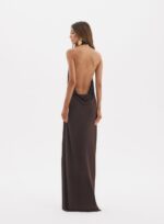 VESTIDO LIGIA MARROM BEATEN BROWN - Imagem 5