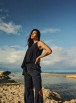 BLUSA CREPE OMBRO SO JABOUT MARINHO