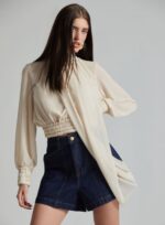 BLUSA CRIS ARM.3 CREME - Imagem 4