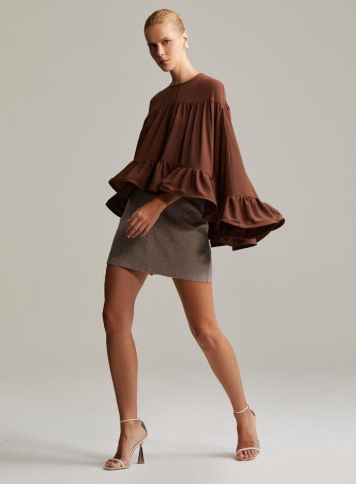 BLUSA LARISSA ARM.2 CHOCO - Imagem 1