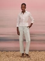 CAMISA MANGA LONGA PREGAS BRANCO