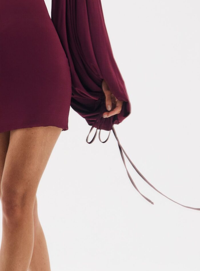 VESTIDO NINA BORDO FORTE - Imagem 3