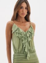 VESTIDO TULE GABRIELA VERDE SLOTY - Imagem 4