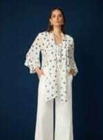 BLUSA BREEZY NAVY DOTS