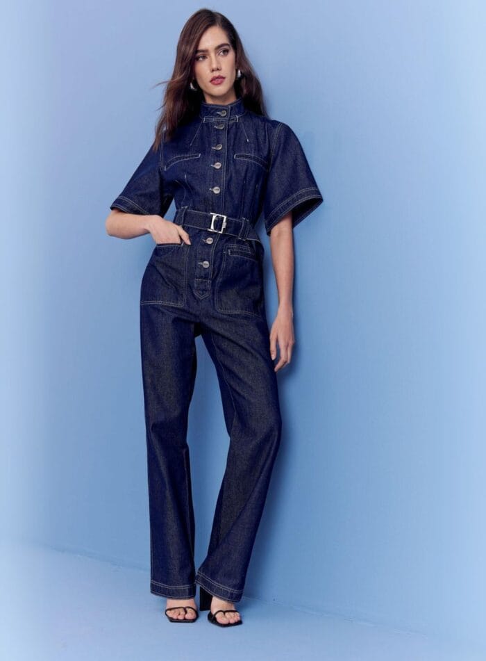 MACACAO JEANS FORUM TUFI DUEK INDIGO - Imagem 1