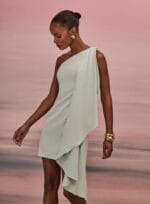 VESTIDO MINI OMBRO SO VERDE AGUA - Imagem 2
