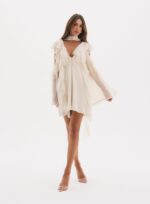 VESTIDO AOX BEGE ITALIAN - Imagem 3