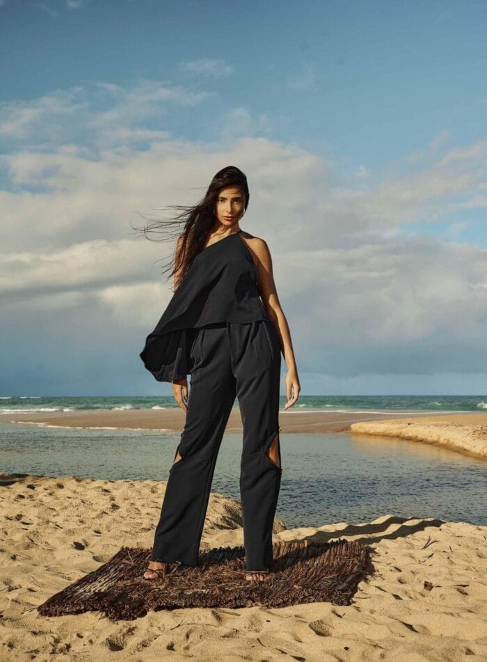 BLUSA CREPE OMBRO SO JABOUT MARINHO - Imagem 3