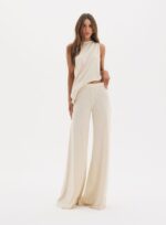CONJUNTO BLUSA/CALCA ZAYA BEGE ITALIAN - Imagem 4