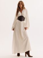 VESTIDO BRUNA BEGE ITALIAN