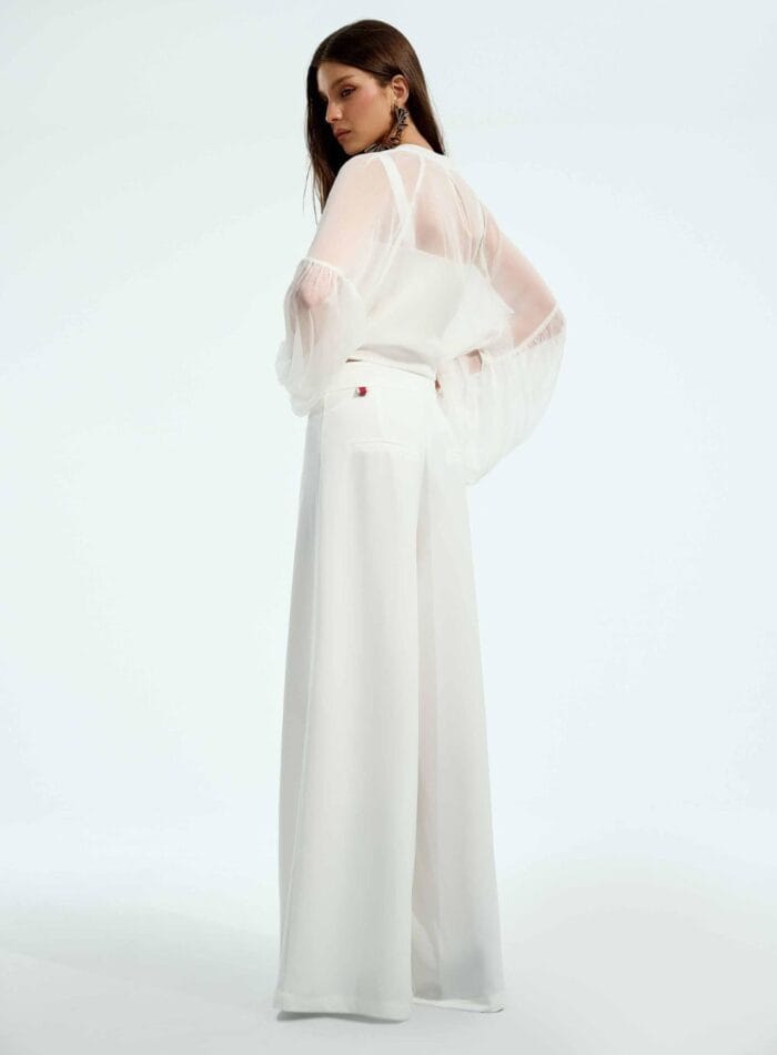 BLUSA MANGA BALONE OFF WHITE - Imagem 2