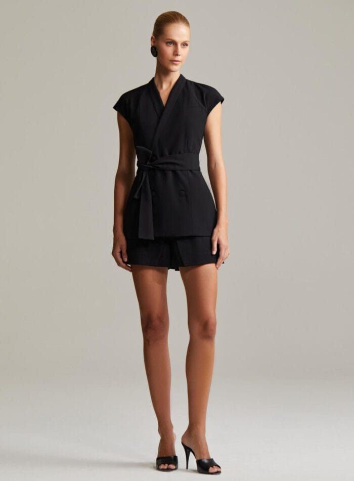 SHORT SAIA MONIQUE ARM.2 PRETO - Imagem 2