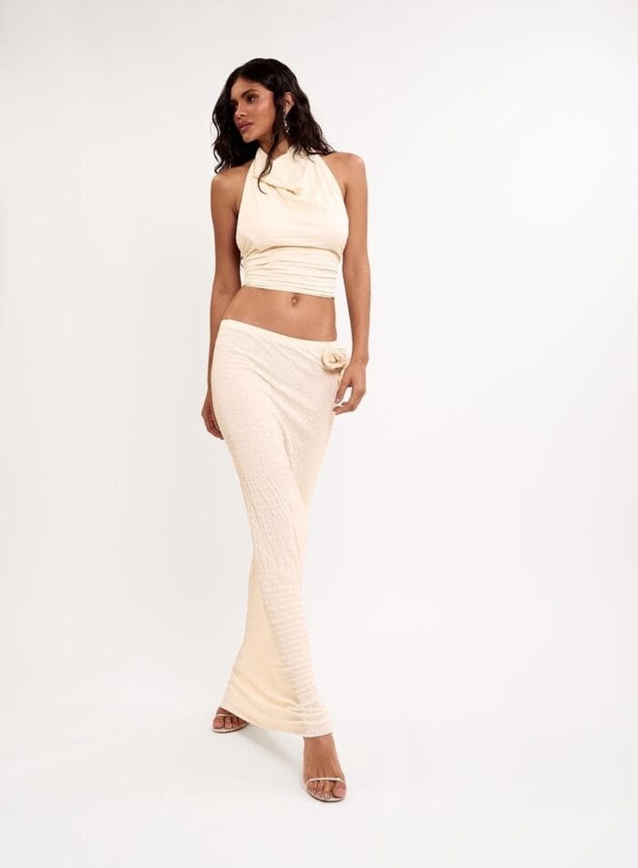 CONJUNTO BLUSA/SAIA AYLA BEGE LEBLANC - Imagem 5