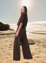 CALCA FLUIDA JERSEY MARRON - Imagem 2