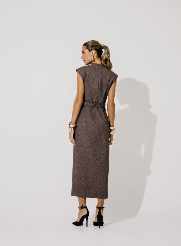 VESTIDO MIDI TESSA BELGA - Imagem 3