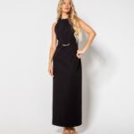 VESTIDO MIDI DAFNE PRETO