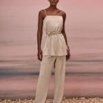 CONJUNTO TOP DE ALCAS E PANTALONA BEGE