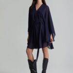 VESTIDO CLARISSE ARM.3 MARINHO