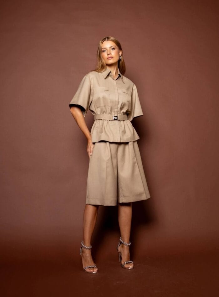 CAMISA MARGOT CAPUCCINO - Imagem 2