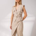 BLAZER SEM MANGA ARIELLA VANILLA