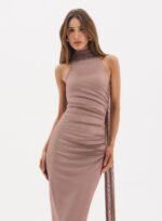 VESTIDO TULE VIOLET MARROM ANIS - Imagem 5