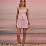 SHORT COM BARRA ITALIANA ROSA