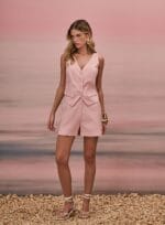 CONJUNTO COLETE NADADOR E SHORT CLOCHARD ROSA - Imagem 2