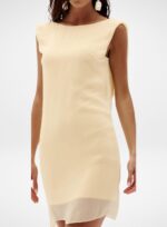 VESTIDO CAMILLE BEGE WOOL - Imagem 4