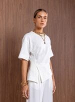 BLUSA KEY OFF WHITE