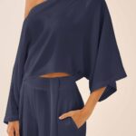 BLUSA AMPLA SOLTA MARINHO