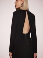 VESTIDO CURTO PAETE ESCAMA PRETO - Imagem 4