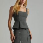 SAIA RENATA ARM.3 CINZA INTENSO