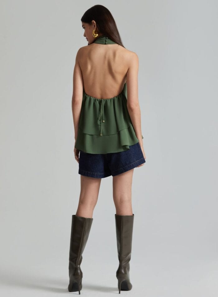 BLUSA MARIANA ARM.3 VERDE MOSS - Imagem 6