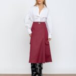 SAIA MIDI CECILIE MERLOT