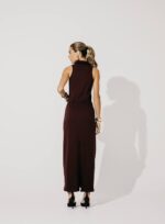 VESTIDO GOLA MAVIE CHOCO - Imagem 3
