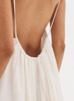 VESTIDO LINHO SANDRA BEGE ITALIAN - Imagem 2