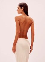 CONJUNTO TOP E SAIA AGATHA BEGE LEBLANC - Imagem 3