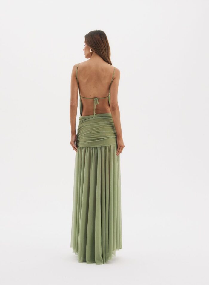 VESTIDO TULE GABRIELA VERDE SLOTY - Imagem 3