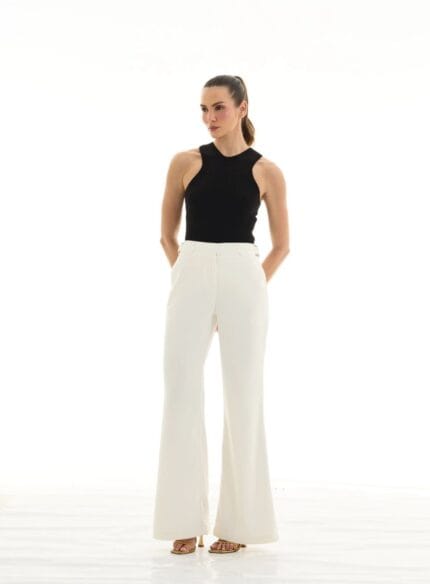 CALCA VALENTINA OFF WHITE