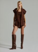 COLETE ESTELA ARM.3 MARRON - Imagem 3