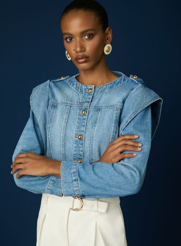 JAQUETA TILDA LIGHT DENIM - Imagem 3