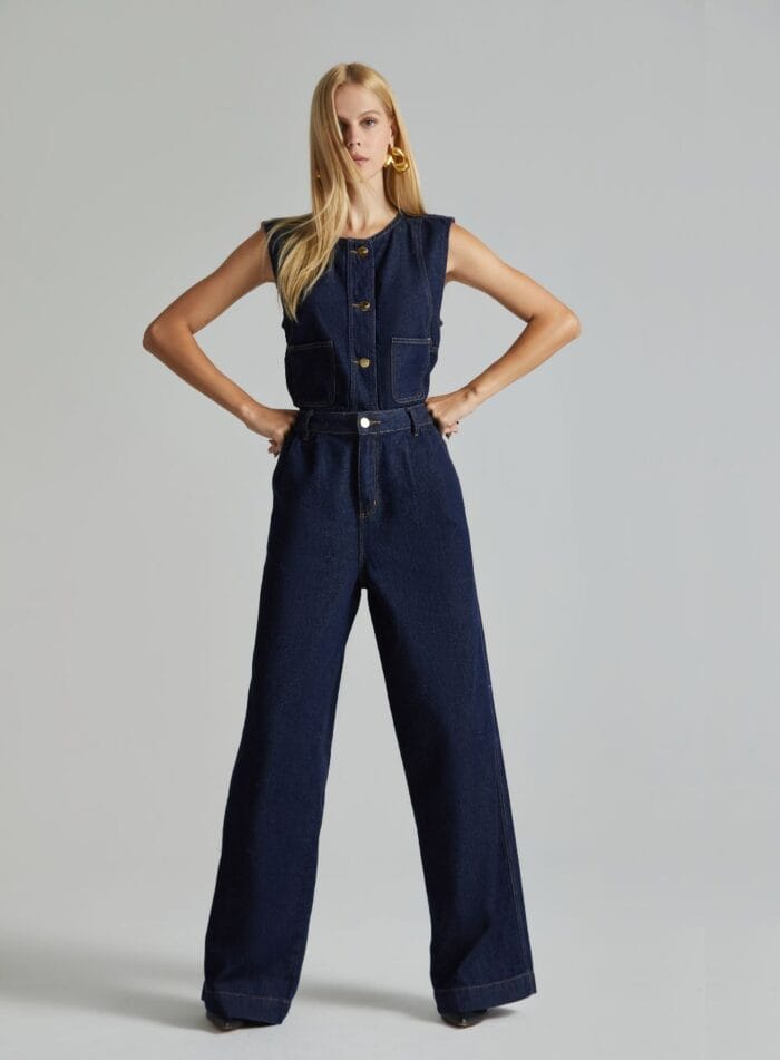 COLETE ALICI ARM.3 JEANS - Imagem 1