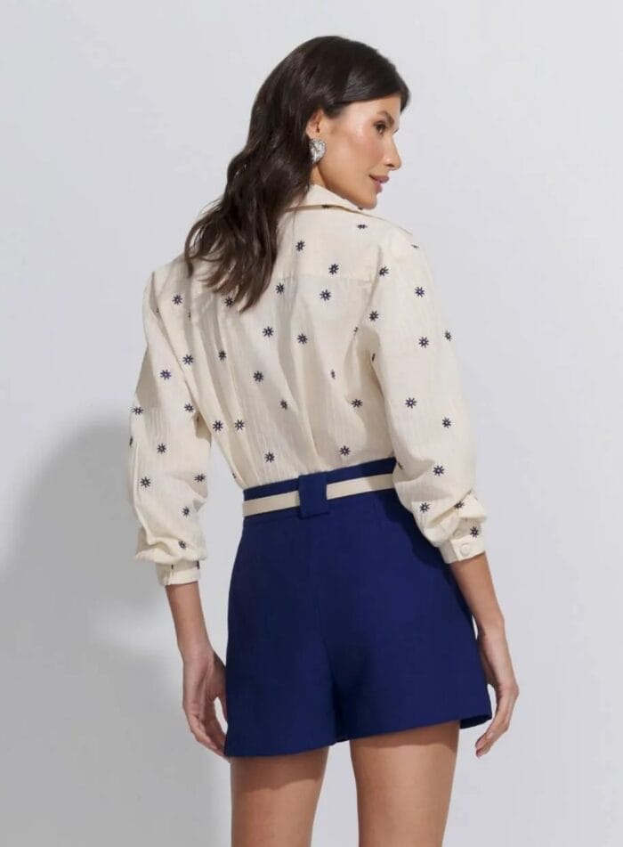 SHORT ALFAIATARIA COLORS MARINHO - Imagem 2
