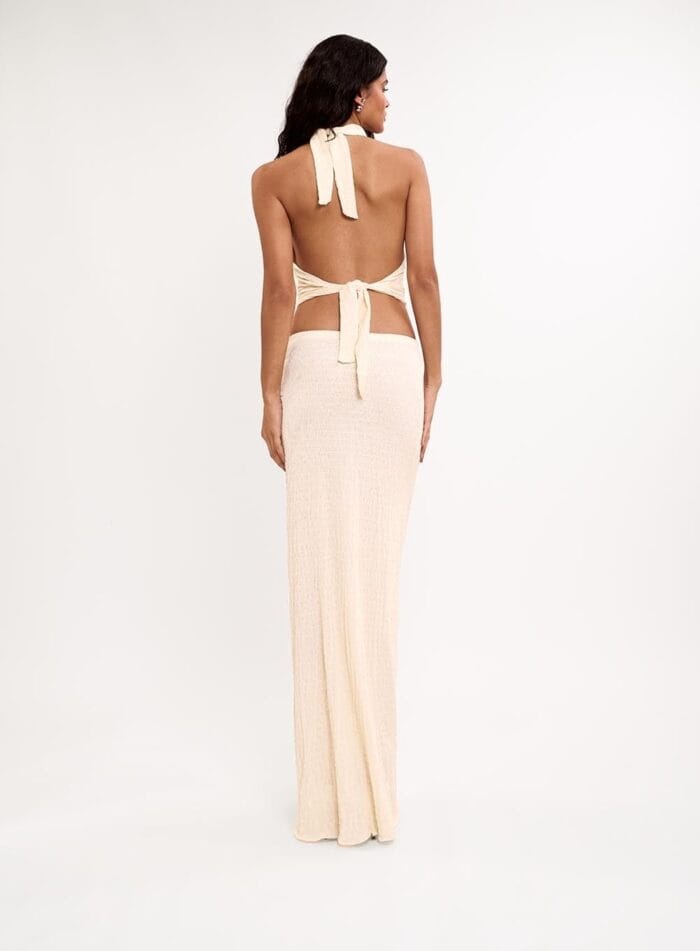 CONJUNTO BLUSA/SAIA AYLA BEGE LEBLANC - Imagem 4