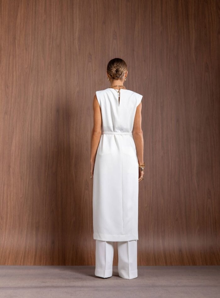 BLUSA TUNICA KEY OFF WHITE - Imagem 3