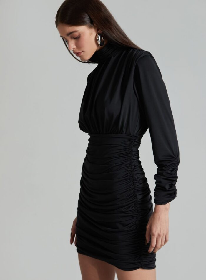VESTIDO GEOVANA ARM.3 PRETO - Imagem 2