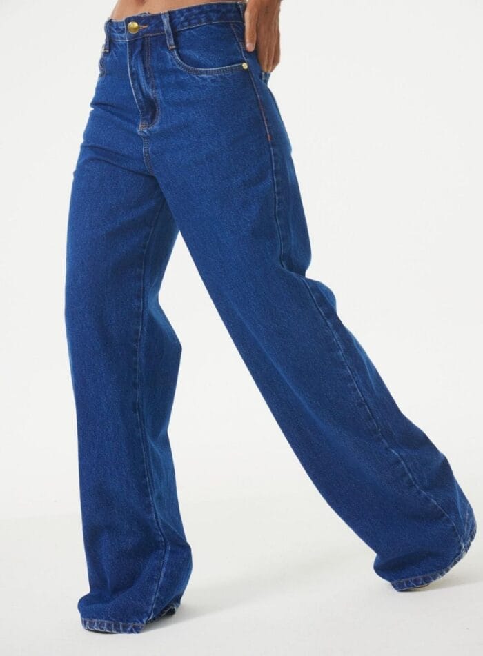 CALCA JEANS BIA ARMORIAL AZUL DENIM - Imagem 5