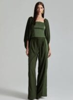 BLUSA BEATRIZ ARM.3 VERDE MOSS - Imagem 2